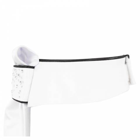 Cravate lavallière Leon - BR - satin polyester avec strass