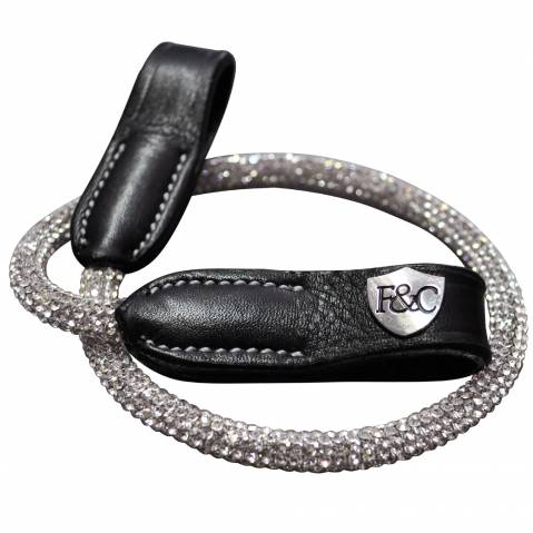 Frontal sparkle Flag's&cup - flags and cup - cuir avec strass