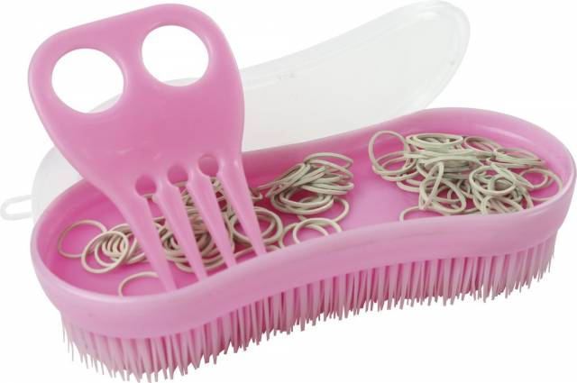 Set brosse à natter Hippotonic