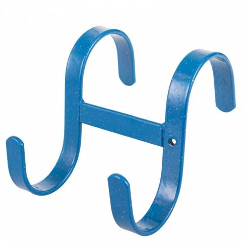Porte mat&eacute;riel 2 crochets - m&eacute;tal l&eacute;ger et solide