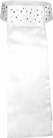 Cravate Lavallière satinée avec cristaux - Harrys horse