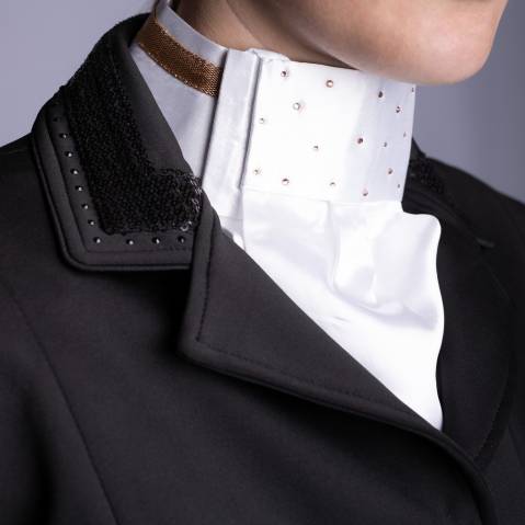 Cravate Lavallière Precious - Harrys horse - satinée avec strass