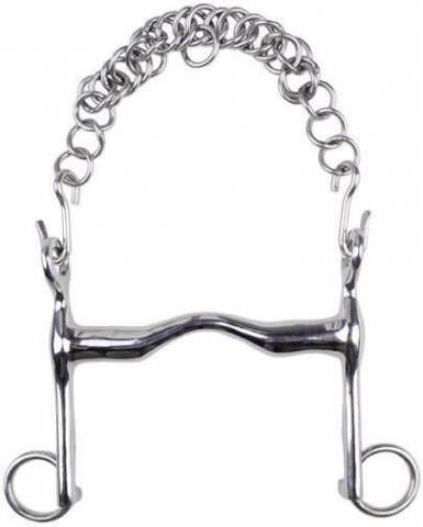 Mors de bride en inox - HKM - acier inoxydable