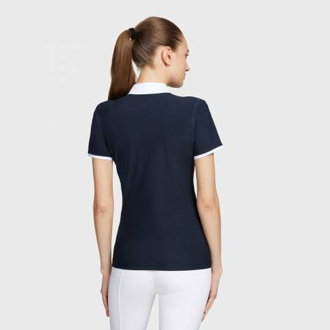 Polo concours Leia Crystal manches courtes SS24 Samshield