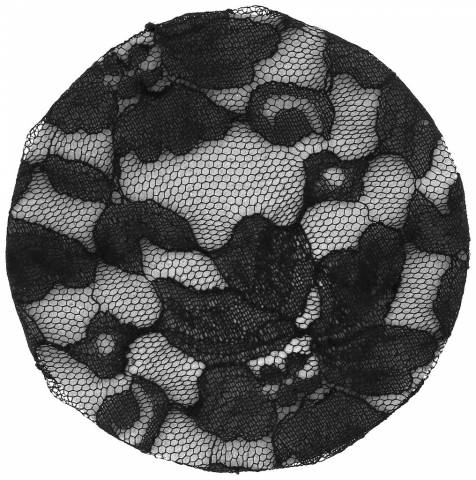 Resille dentelle noire Equithème