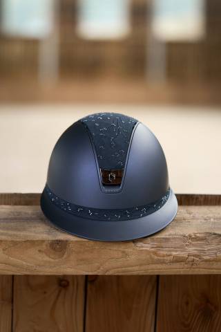 Casque miss shadowmatt 2.0 personnalise crystal leaf Samshield