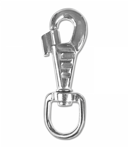 Mousqueton standard pour longe rond - waldhausen - 9 cm