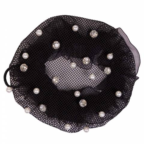 Résille twinkle noir argent - QHP - chic et ajustable