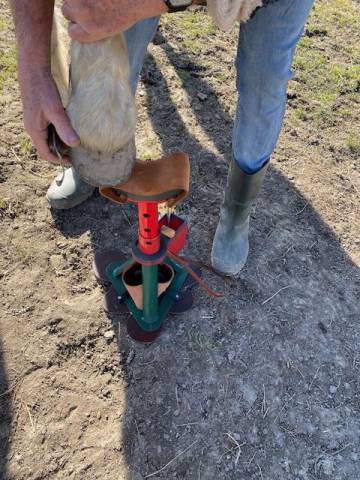 Trépied pour parage-maréchalerie