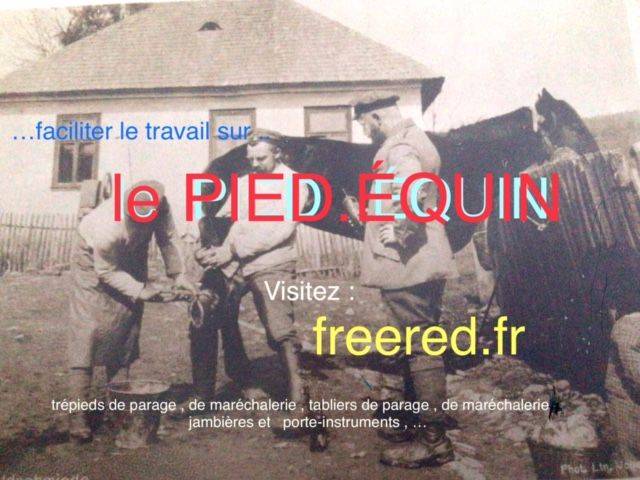 Trépied pour parage-maréchalerie