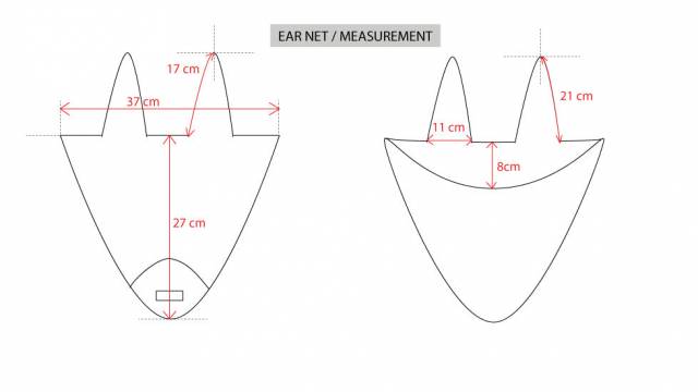 Bonnet anti-mouches bordeaux - Equestrian Stockholm