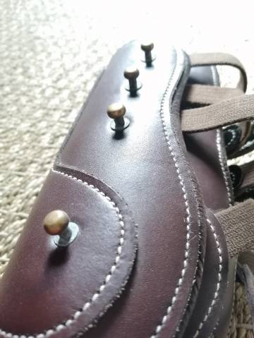 Guêtres cuir taille cheval