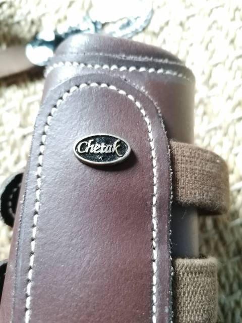 Guêtres cuir taille cheval