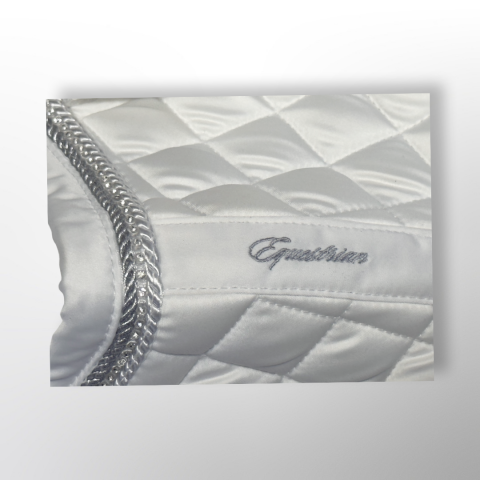 Tapis de dressage en satin avec insert en cristal Equico
