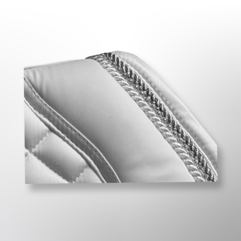 Tapis de dressage en satin avec insert en cristal Equico
