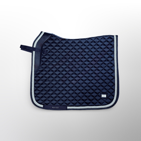 Tapis de dressage en satin avec insert en cristal Equico