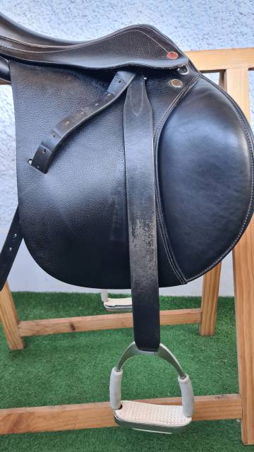 Selle Prestige Golden Star noire, mixte 17,5