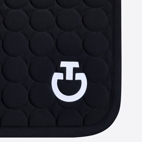 Tapis de selle Circle Quilted Noir - CAVALLERIA TOSCANA