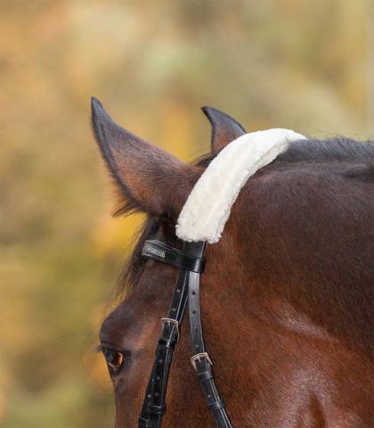 Prot&egrave;ge muserolle / t&eacute;ti&egrave;re faux fur Waldhausen
