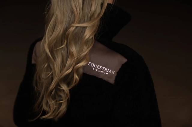 Veste polaire Teddy Black Mocha - Equestrian Stockholm