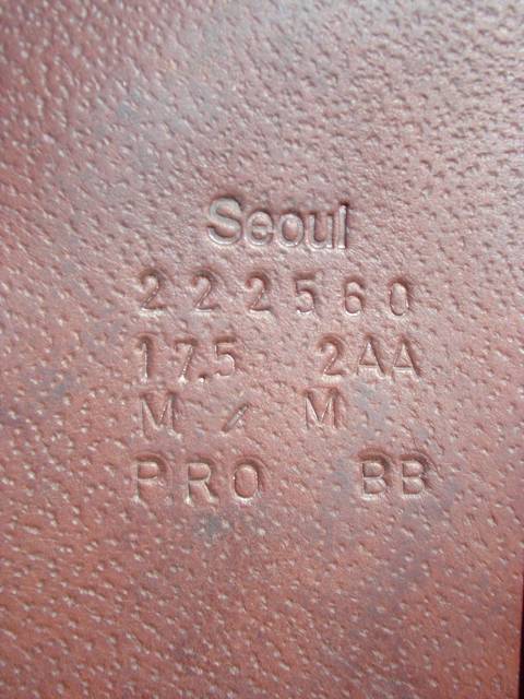 Selle Forestier Seoul 17'5 Doublée Veau 