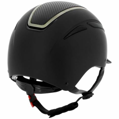 Casque d'équitation Agris noir chrome carbone - Equi-thème