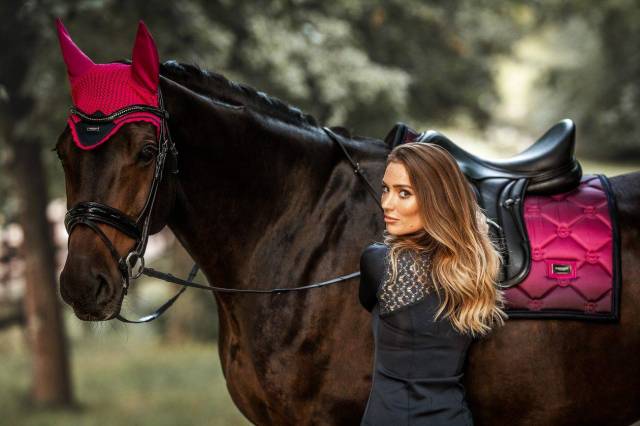 Tapis de selle Faded Fuchsia - Equestrian Stockholm