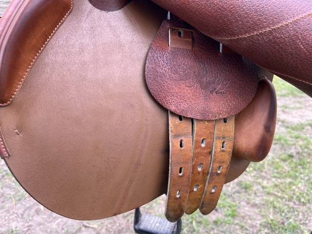 Selle Synergy Equipe 17’ cognac - état neuf