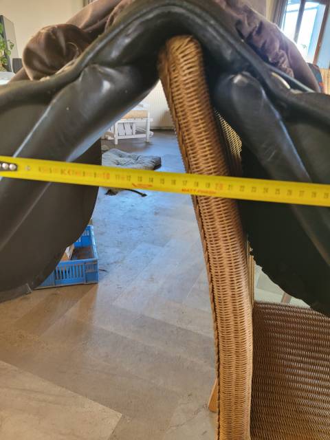 Selle cuir fouganza 17,5"