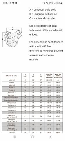 Selle barefoot cherokee pro