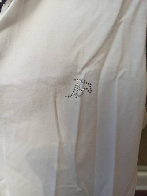 Anna scarpati polo blanc