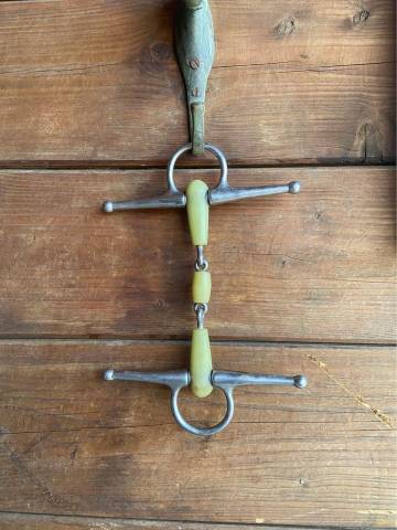 Mors à aiguilles, double brisures en résine