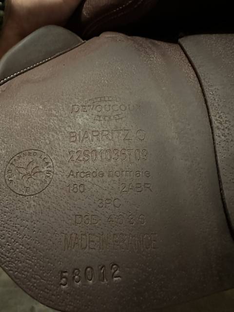 Selle DEVOUCOUX Biarritz O 18