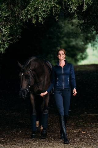 Veste Polaire Marine Navy Classic - Equestrian Stockholm
