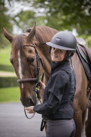 Casque visière large mat - Penelope Collection