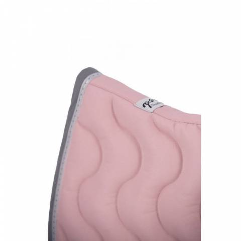 Tapis de selle Classique Rose Clair et Gris - PENELOPE COLLECTION