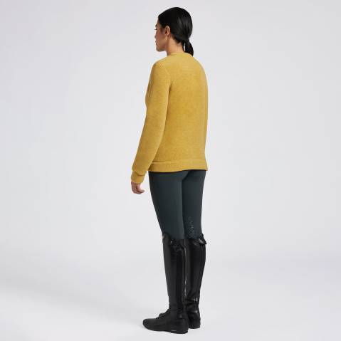 Pull Fleece Crew Neck Golden Ocre - CAVALLERIA TOSCANA