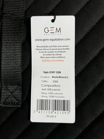 Tapis cheval GEM Sony