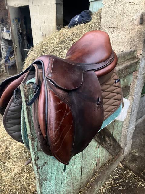 Selle d’obstacles GBS semi-creux de 17,5