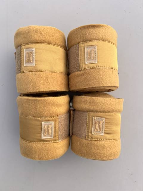 Bande de polo EQUITO Amarelo en polaire jaune moutarde