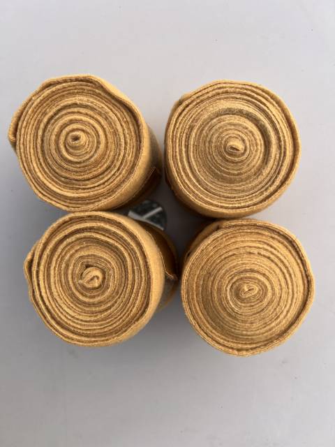 Bande de polo EQUITO Amarelo en polaire jaune moutarde