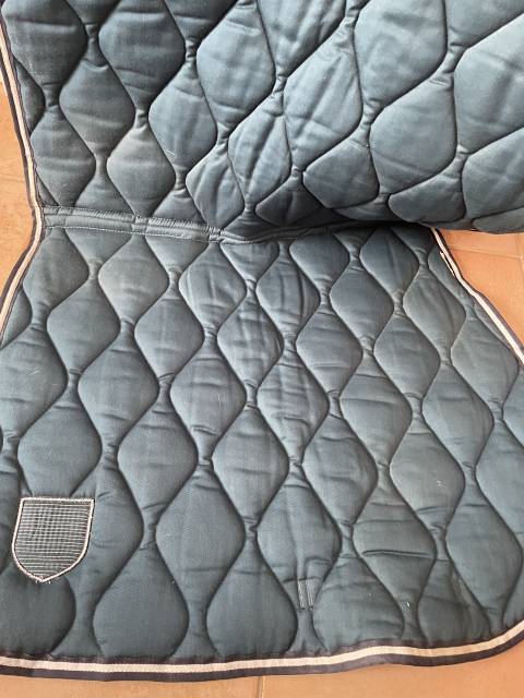 Tapis fouganza bleu canard 