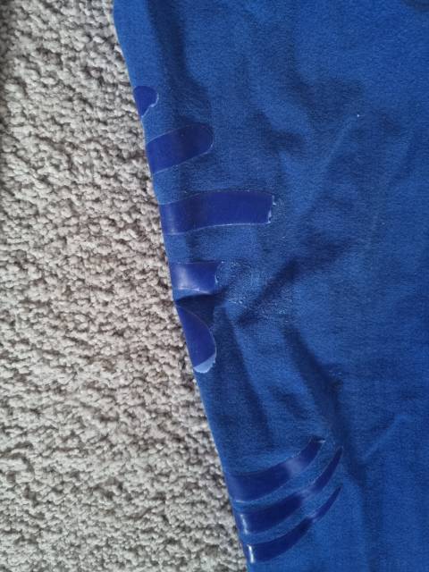 Pantalon flag & cup bleu