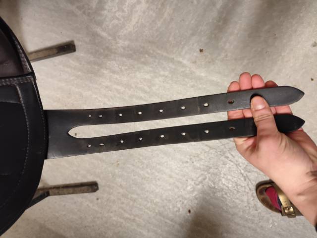 Selle dressage fleur de lys 17