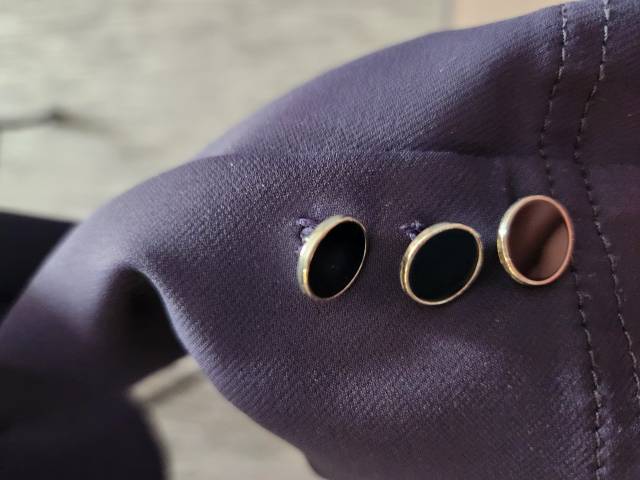 Veste de concours équithème bleu foncé 