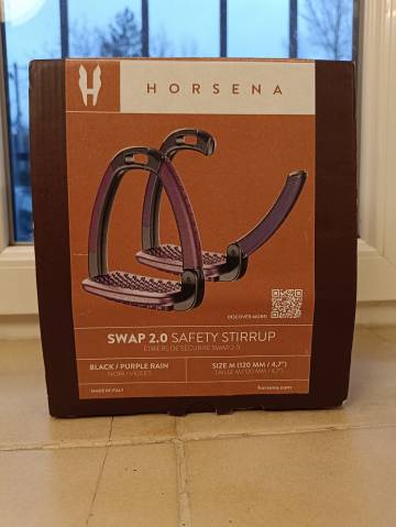 Étriers de sécurité Horsena SWAP 2.0 – Taille M, 120 mm