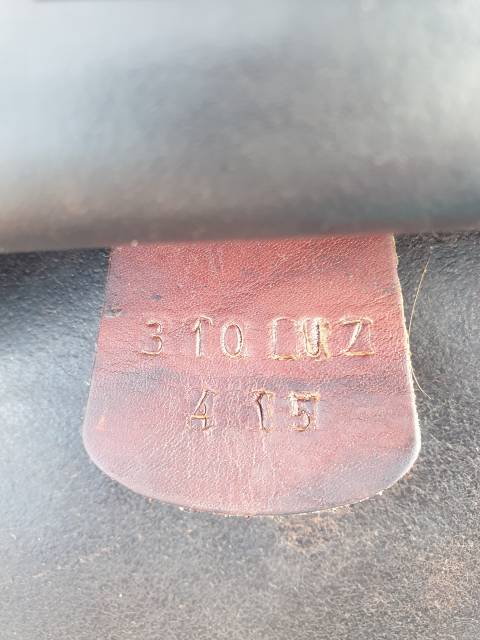 Selle Devoucoux mixte havane 17'5