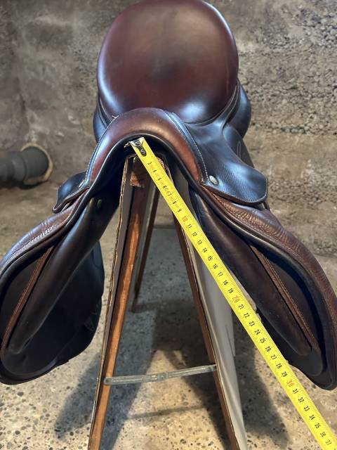 Selle Devoucoux mixte havane 17'5