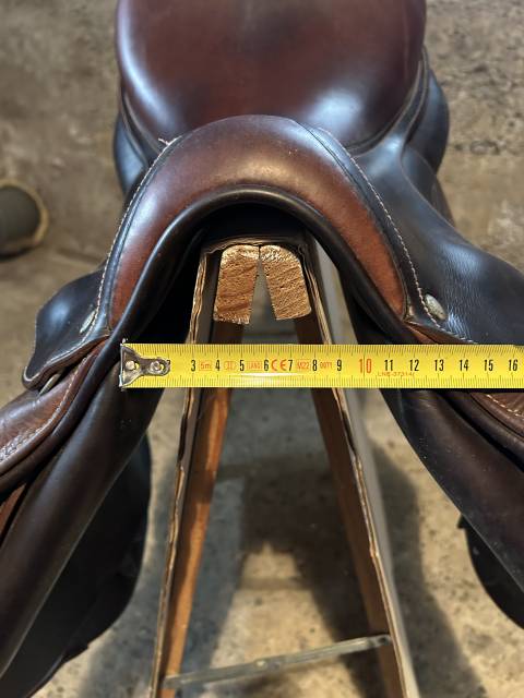 Selle Devoucoux mixte havane 17'5