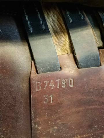 Selle Dressage Stubben Tristan, 18 pouces marron